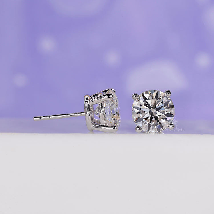 Stud earrings for women with a secure push in earrings design.