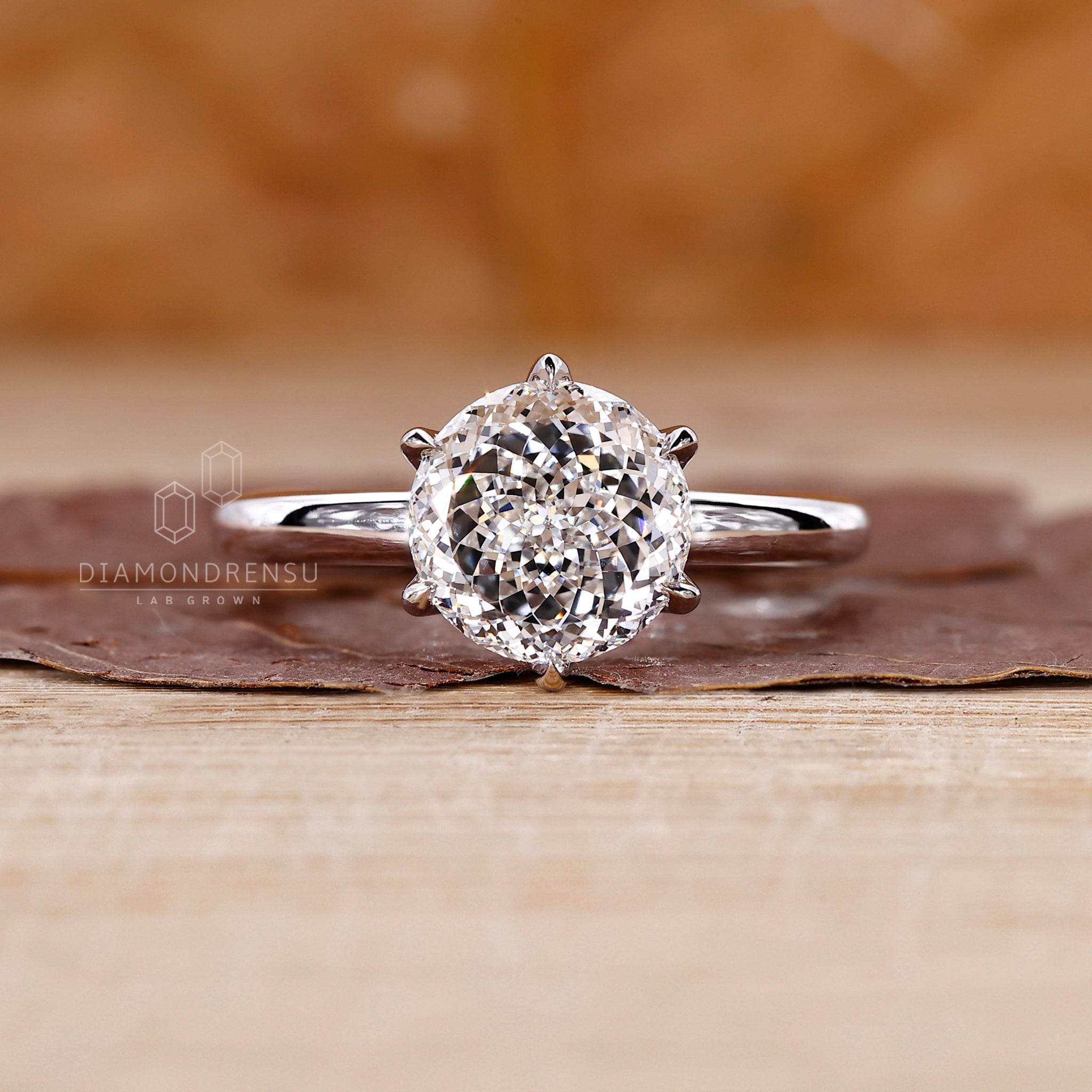 Portuguese Cut Diamond Ring