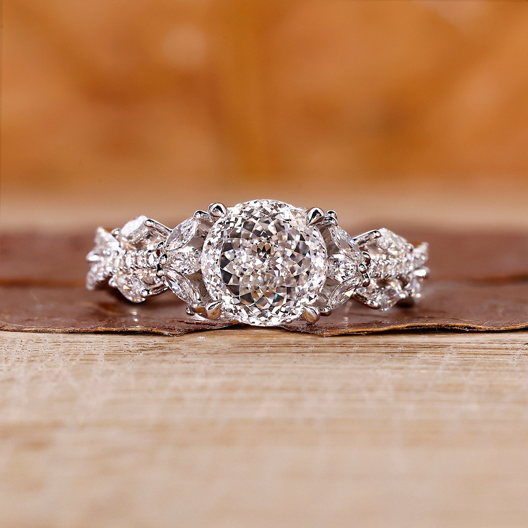 Portuguese Cut Diamond Ring