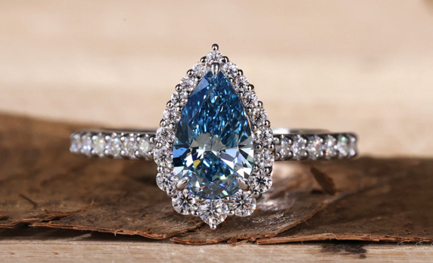 Fancy Color Lab Grown Diamond Engagement Rings