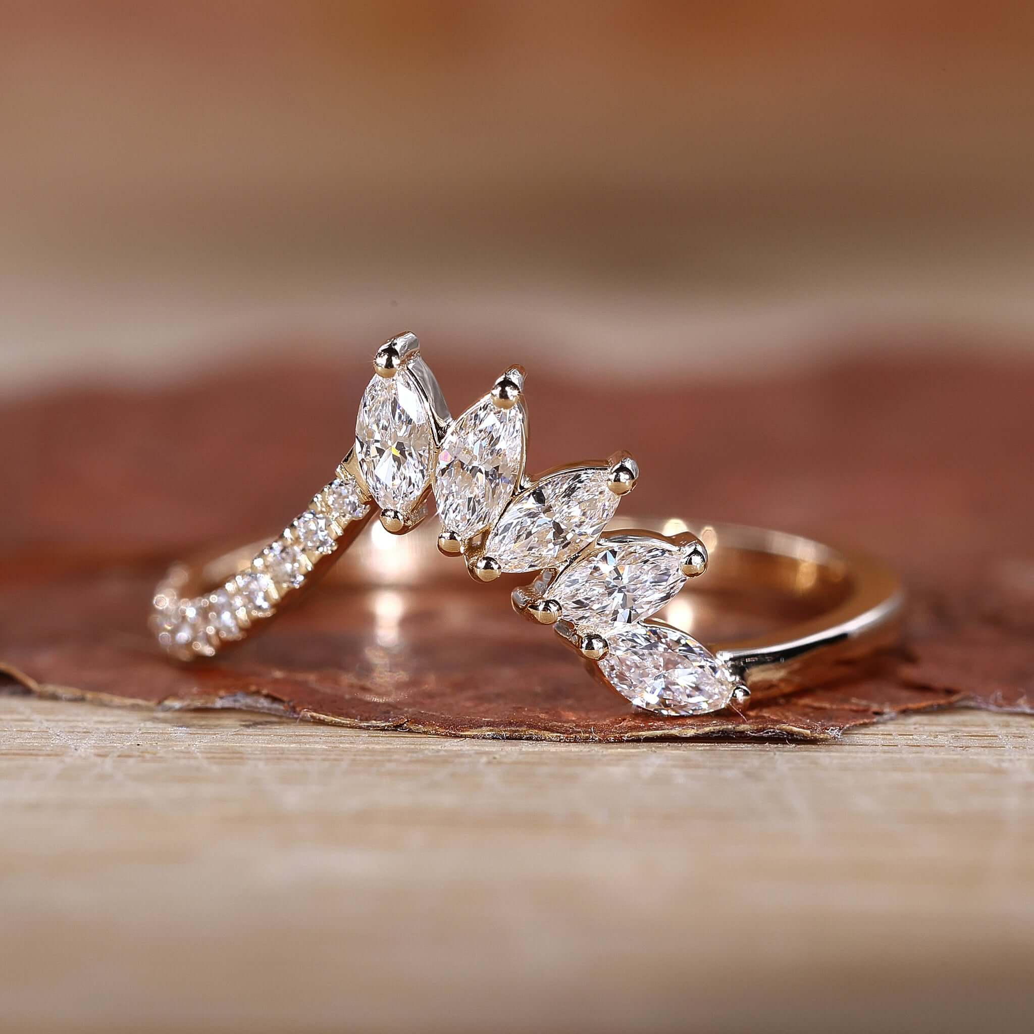 Tiara Wedding Band for Women - Timeless Beauty Tiara Wedding Band for Women - Timeless Beauty
