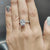 Lovely Heiress Halo 6.16 TCW Cushion Moissanite Engagement Ring