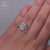Lab grown diamond engagement ring