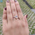 2.29 CT Round Rose Cut Split Shank Moissanite Engagement Ring