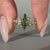 Lab grown marquise diamond ring with vintage style and cluster setting.