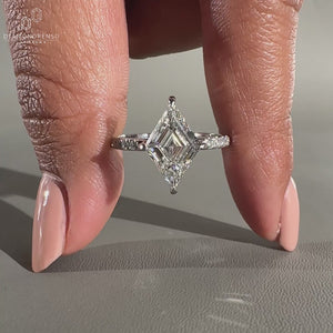 Pave Diamond Ring designed with sparkling brilliance.