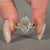 Diamondrensu handmade Dutch marquise wedding ring with full eternity band.