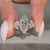 Marquise nature inspired engagement ring.