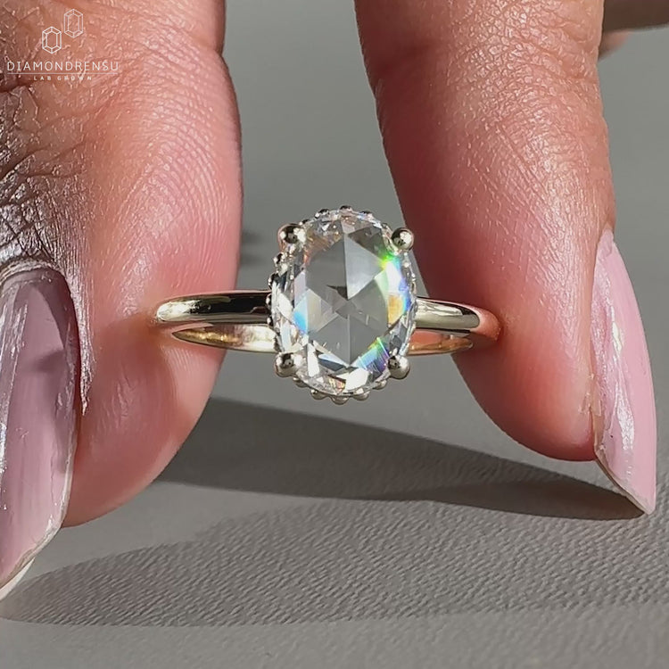 Oval Engagement Ring crafted with precision and care.