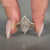 Dutch marquise solitaire ring with hidden halo