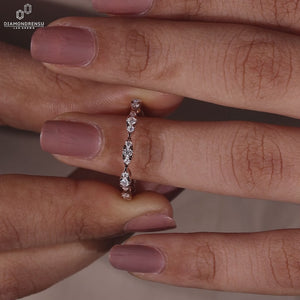 Round Diamond Wedding Band The Perfect Symbol of Love