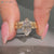 Dutch marquise bridal set with milgrain details.