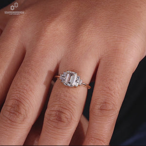 7 Stone Ring made with high-quality Lab Grown Diamonds.
