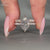 Dutch marquise ring with pave and hidden halo