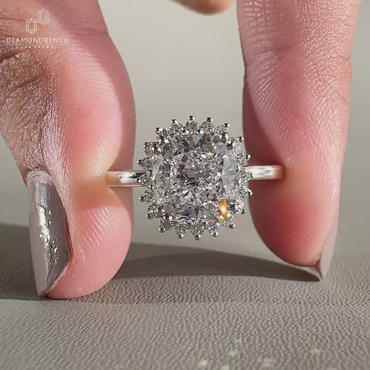 Cushion Cut Diamond Ring designed for timeless beauty.