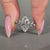 IGI certified engagement ring with handmade design.