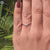 Dainty Curved Delicate Classic Moissanite Wedding Band