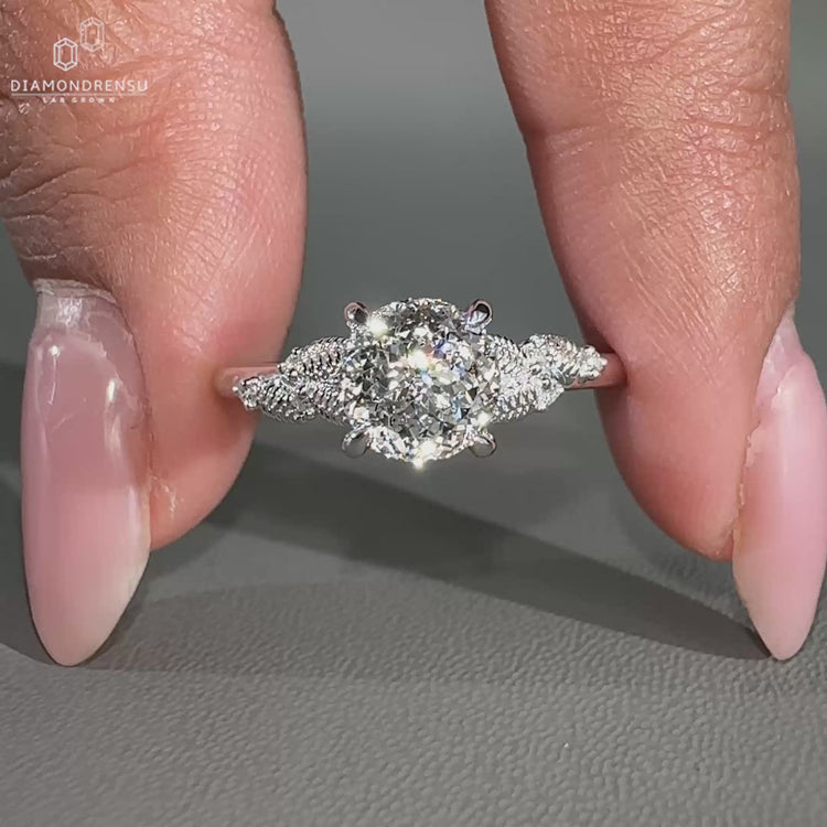 Portuguese Cut Diamond Ring with elegant craftsmanship.
