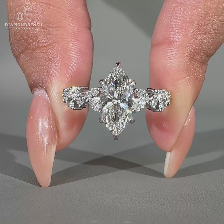 Zig Zag Pave Diamond Ring featuring elegant detailing.