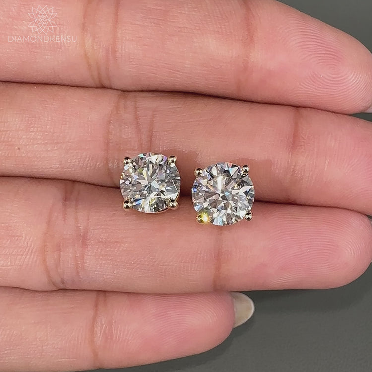 Secure screw back earrings designed for comfort and style.