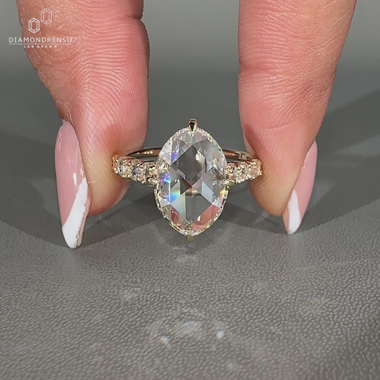 Lab Grown Diamond with handmade jewelry.