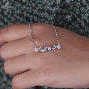 Multi Diamond Pendant set in a stunning white gold setting.