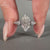 Dutch marquise engagement ring featuring a V prong art deco design.
