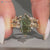Dutch marquise bridal set in a nature inspired style.