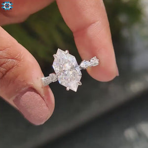 Dutch Marquise Ring With Hidden Halo Style