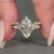 Three quarter eternity band with lab grown diamond by Diamondrensu.