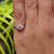 1.53 TCW Round Old European Cut Vintage Style Moissanite Engagement Ring