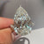IGI Certified Pear Cut Diamond Ring In Bypass Style 10 - 12 CT