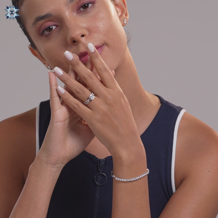 Elongated Cushion Ring featuring unique and intricate details.