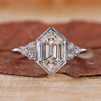 7 Stone Diamond Ring with a stunning, secure setting.