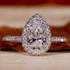 lab grown diamond engagement ring