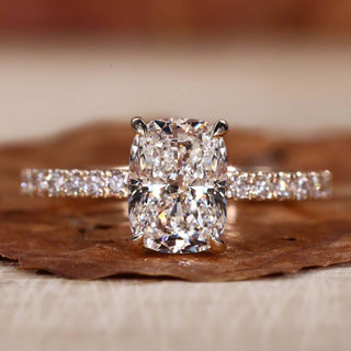 cushion engagement ring
