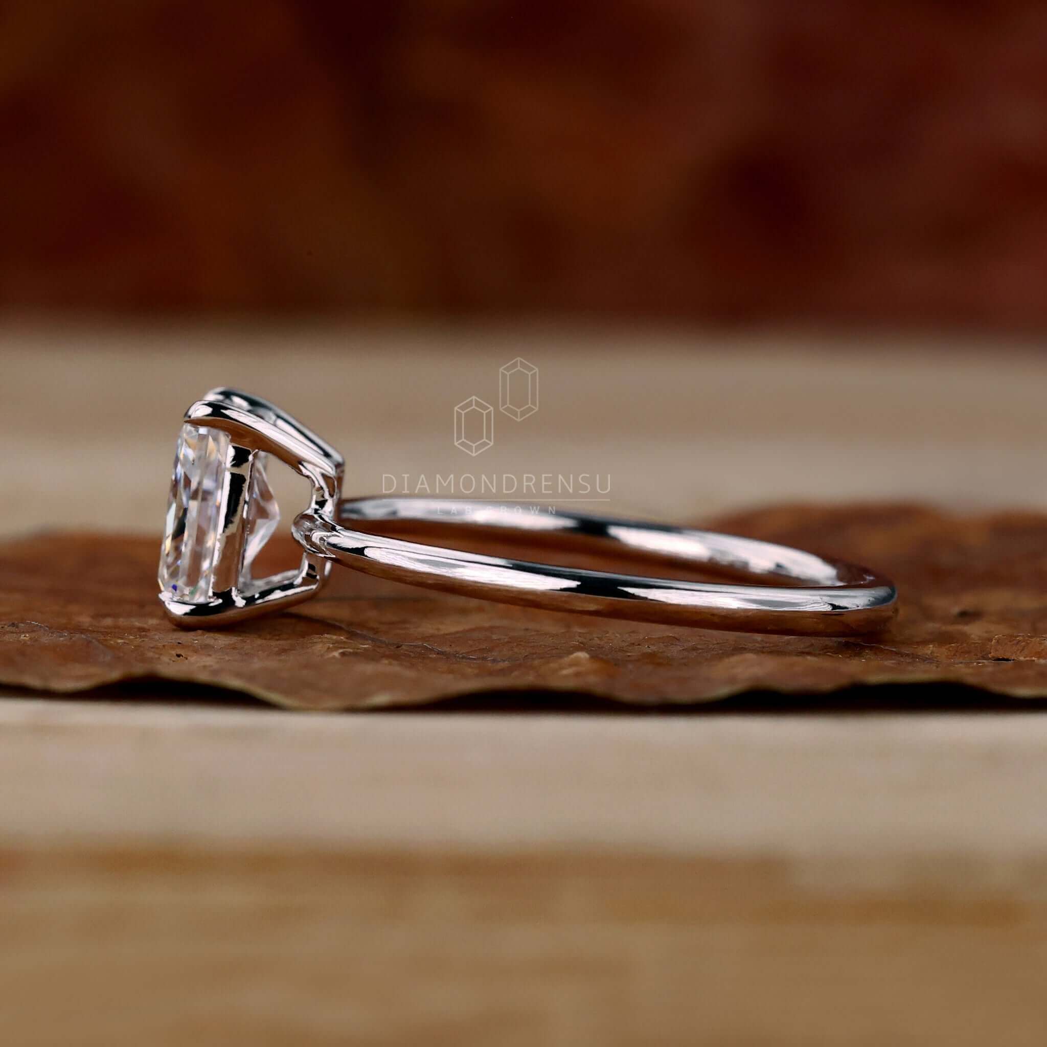 radiant engagement ring