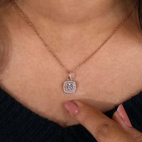 igi certified diamond pendant