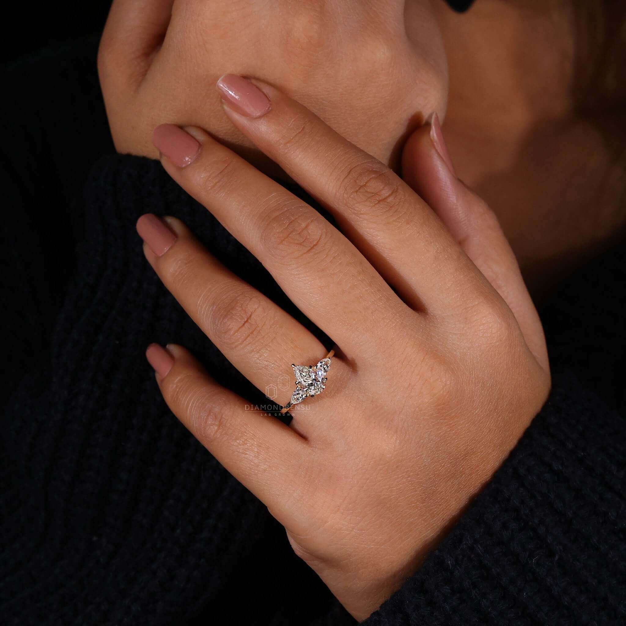 certified diamond engagement ring