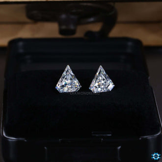 Loose stones available in diamond cut moissanite for Pair Of Stones use.
