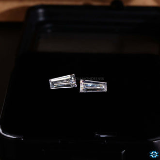 Tapered Baguette Moissanite stones for earring or side stones.
