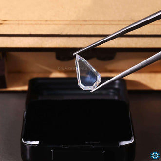 Pear Portrait Cut moissanite loose stones from Diamondresnu.
