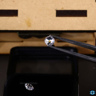 Buy loose moissanite stones with round rose cut antique style from Diamondrensu.
