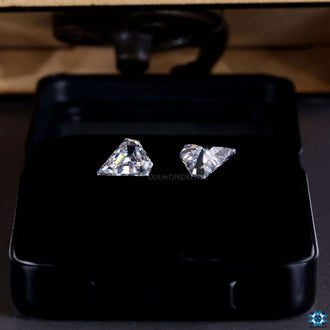 Loose moissanite offered in Diamond Cut for modern jewelry designs.
