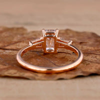 rose gold engagement ring