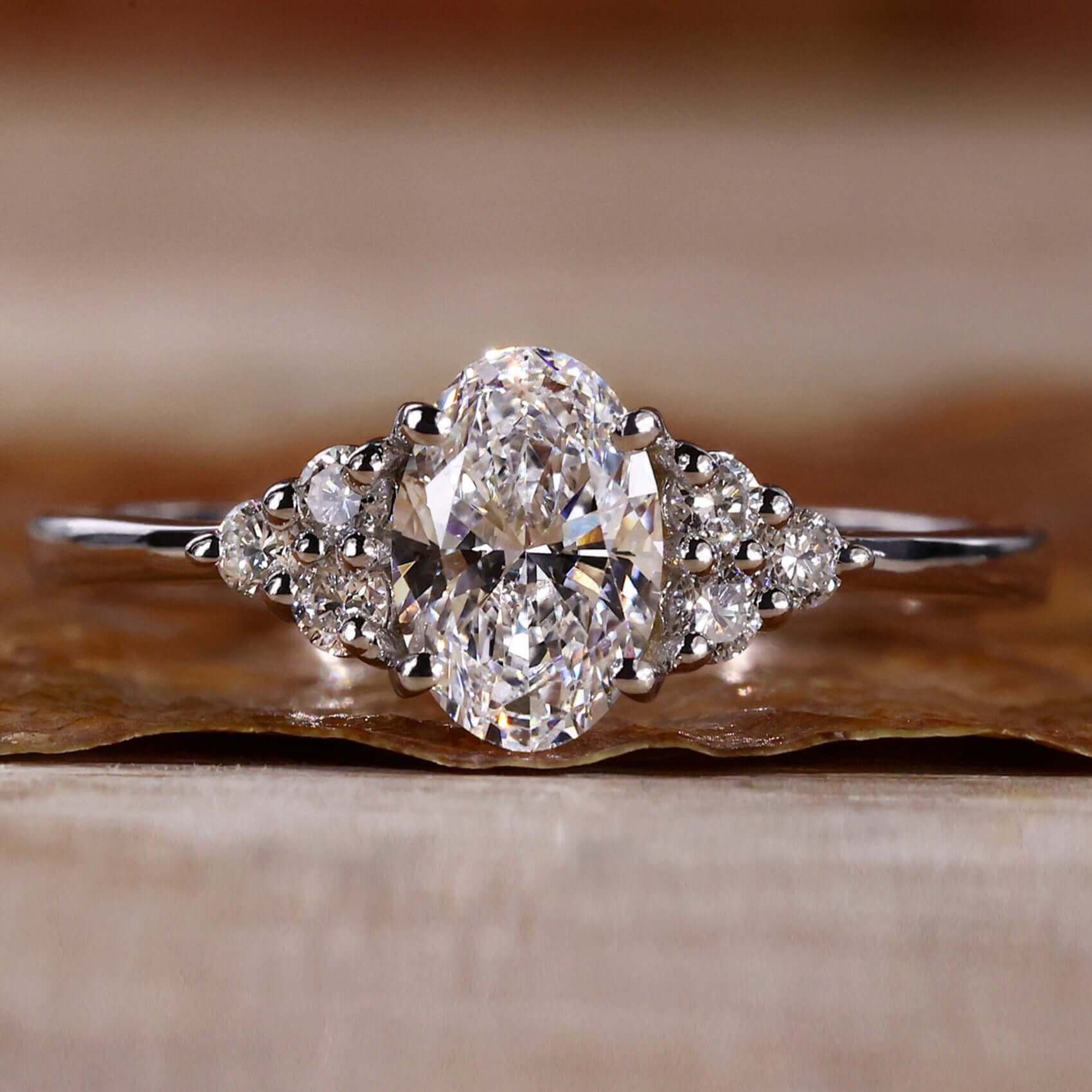 oval engagement ring