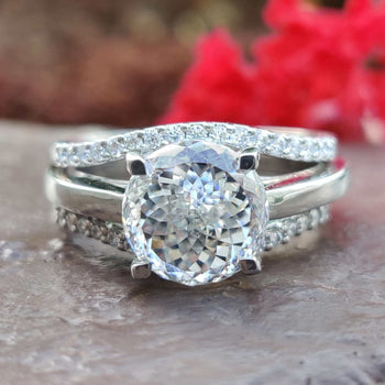 moissanite ring - diamondrensu