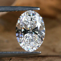 Oval cut diamond lab grown diamond loose stone.
