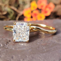 moissanite ring - diamondrensu