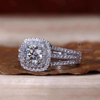 halo engagement ring